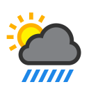 Torrential rain shower at 4 PM on Mon, Sep 16th